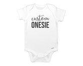 Custom Short Sleeve Onesie